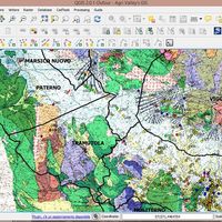 GIS database, with the Geomorphologic Map and the Archaeologic Map