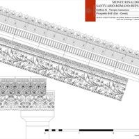 Fig. 6: Hypothetical reconstruction of the roof system of the main temple of the sanctuary (F. Belfiori)