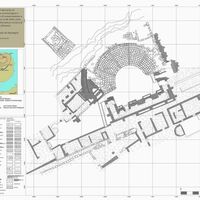 Fig. 2. Plan of the area of the Sanctuary of Asclepius (by V. Castignani)