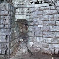 Fig. 3. Detail of the Laser Scanner Survey of the Lake Gate called Scea (by M. Silani and F. Belfiori)