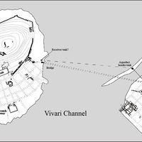 Fig. 4. General plan of the suburb on the Vrina Plain in the 2nd century (drawn by Simon Greenslade)