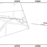 Fig. 5. GIS databank: codification of the structures and georeferencing of the previous archeological investigations
