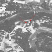 Fig. 10 Aerial photograph of the silos (1958).