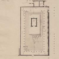 Fig. 2. The sanctuary of Apollo in a plan by Destouches (1817)