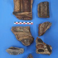 Fig. 7. Archaic architectural terracotta from the new excavations in the sanctuary of Apollo. 