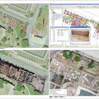 Fig. 5. The intra-site GIS: different analysis levels.