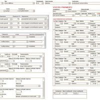 Fig. 8. File-card for structural features recording.