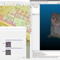 Fig. 12. Open-source GIS version: 3D data visualization (QGIS and CloudCompare)