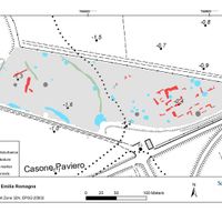 Fig. 9. Interpretation of the magnetometer survey results in south-eastern area.