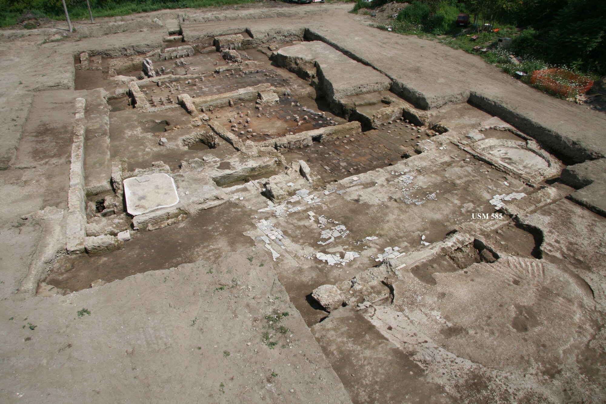 Figure 18 - The excavated bath complex at the end of 2011 excavation campaign led by SABAP (L. Lombardi).