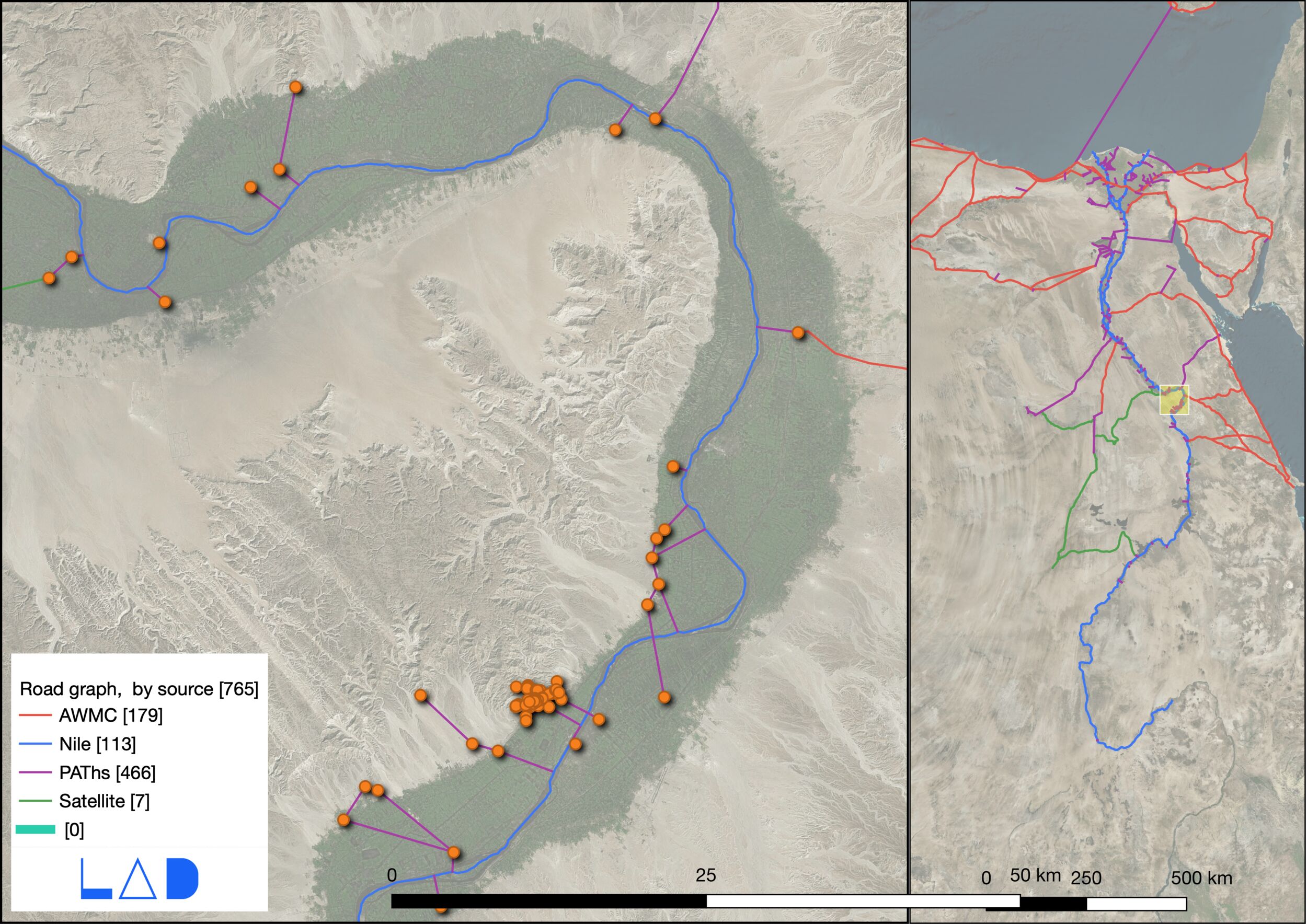 MOvEIT: a Proof of Concept of a Road Graph for Late Antique Egypt