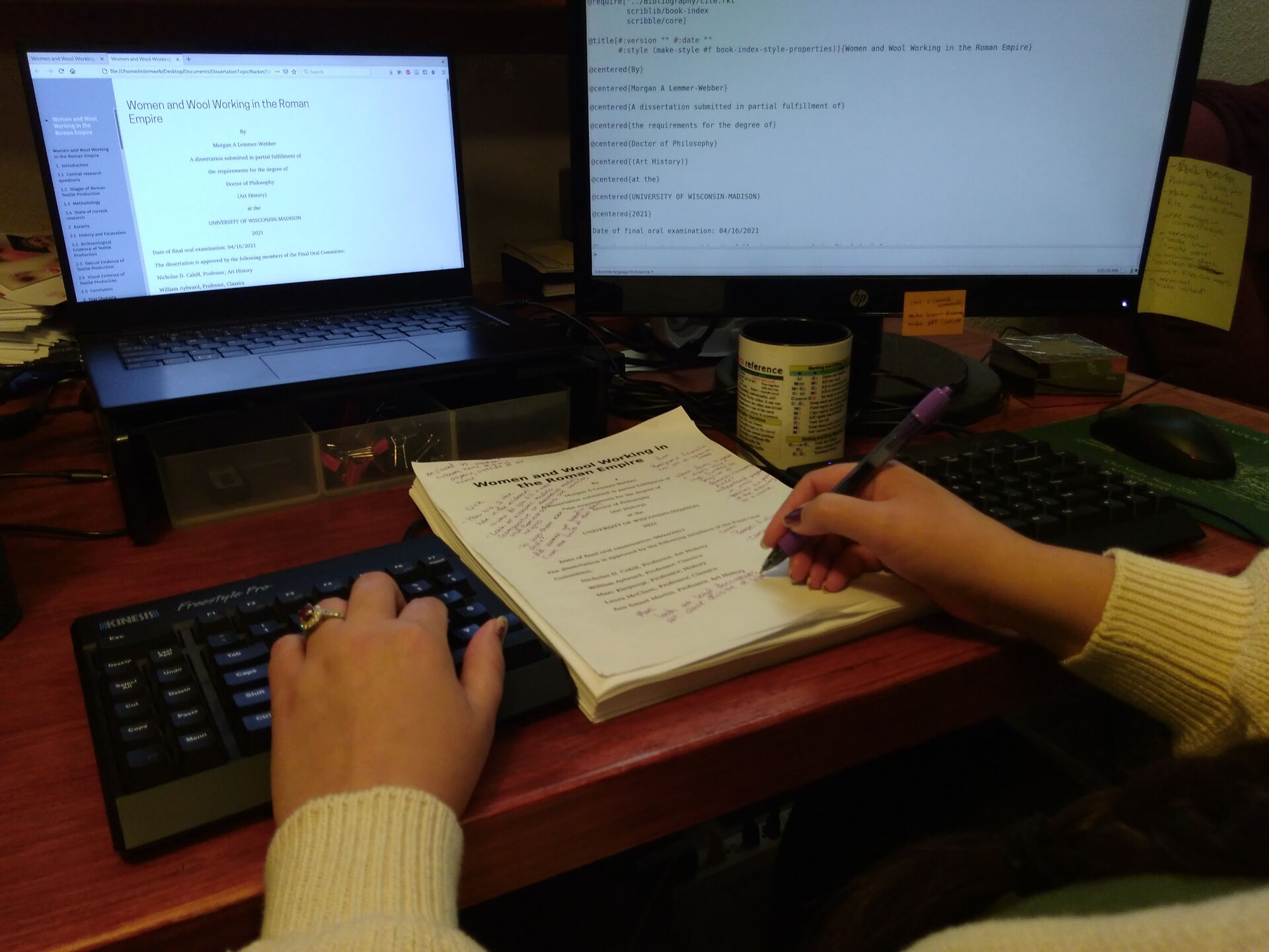 Using Programming Environments for Academic Research and Writing